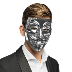 Maska Protestu Srebrna 00174