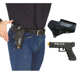 Pistolet z kaburą 20 cm 17111