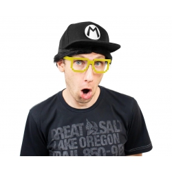 Okulary Piksele żółte 12552