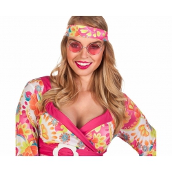 Okulary Lenonki różowe 02591