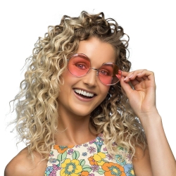 Okulary Lenonki Różowe XL 44557