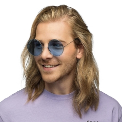 Okulary Lenonki Niebieskie  XL 44563