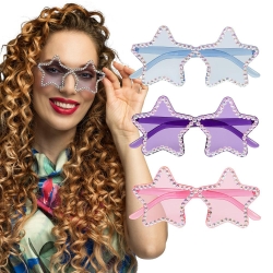 Okulary Gwiazdy Glamur 3 kolory  02719