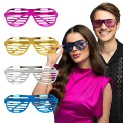 Okulary Żaluzje Chrom 4 kolory 02497