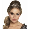 Diadem srebrny metal 64554