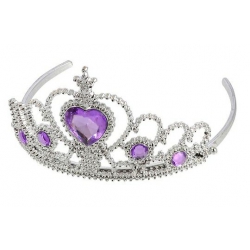 Diadem fioletowe kamienie 25159
