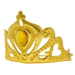 Diadem miękki złoty 25277