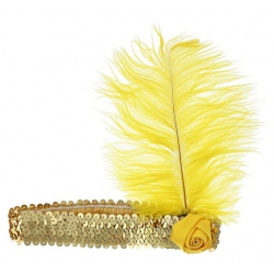 Opaska Lata 20 te złota 67564