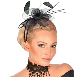 Opaska Kapelusz Koktajlowy 09566