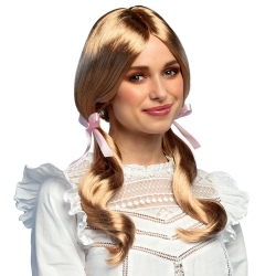 Peruka z kucykami blond 86379
