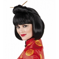 Peruka Chinki czarna 86417