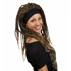 Peruka dredy z opaską 86376