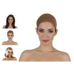 Czepek pod perukę beżowy 85979