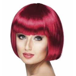 Peruka krótka rubinowa 85877