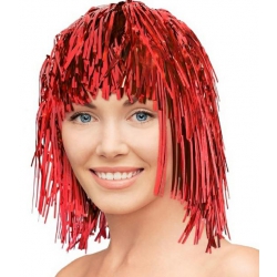 Peruka foliowa czerwona 90792