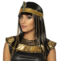 Peruka Kleopatry z opaską 85057