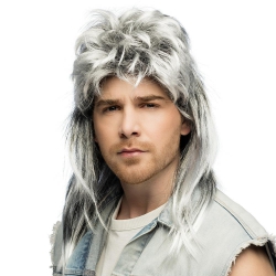 Peruka Męska Siwa Davey 85091