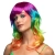 Peruka Disco tęczowa 85702