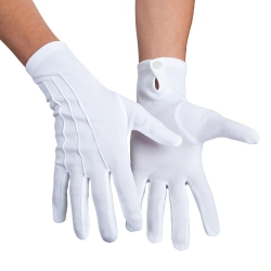 Rękawiczki krótkie białe lux 03080