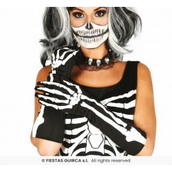 Rękawiczki Szkielet 40 cm 17209