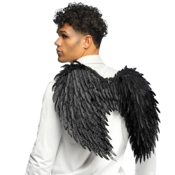 Skrzydła Czarne Glamur 50x55 cm 52890