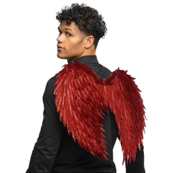 Skrzydła Czerwone Glamur 50x55 cm 52891