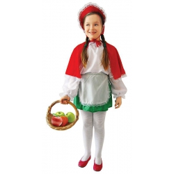 Strój Czerwony Kapturek 122/128 cm 21546