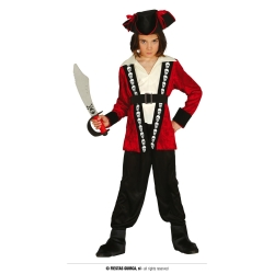 Strój Pirata z czaszkami 10-12 lat 85900