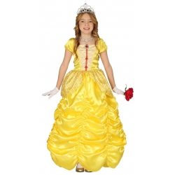 Strój Princess żółta  7-9 lat 88527