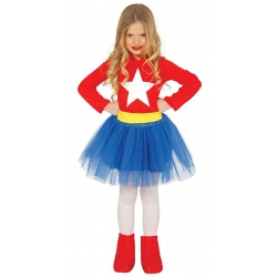 Strój Supergirl 7-9 lat 83214  sukienka
