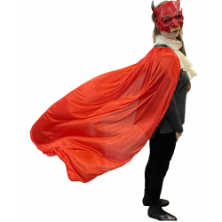 Peleryna Czerwona dł. 140 cm 25654