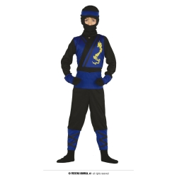 Strój Ninja Niebieski 5-6 lat 87474