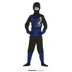 Strój Ninja Niebieski 5-6 lat 87474