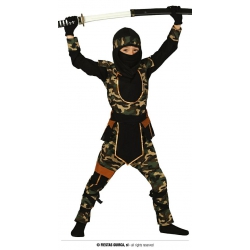 Strój Ninja Komando 10-12 lat 81453