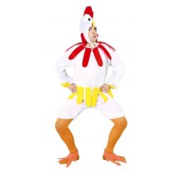 Strój Kura biała L 80605