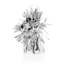 Ciężarek do balonów srebrny 68018