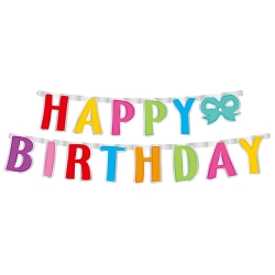 Girlanda Happy Birthday 160 cm 13122