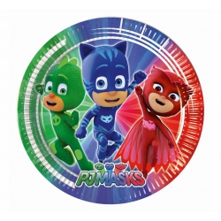 Talerzyki i kubeczki PJ Masks 88631  Pidżamersi