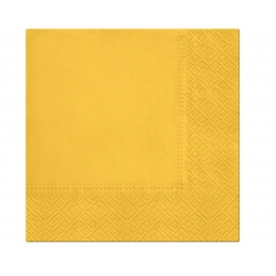 Serwetki 33x33 cm Żółte 20 szt. 99948