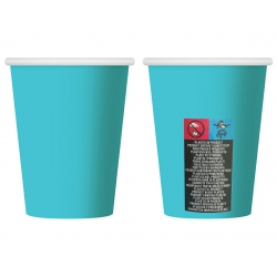 Talerzyki i kubeczki Błękitne 15656