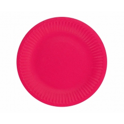 Talerzyki i kubeczki Różowe 15662