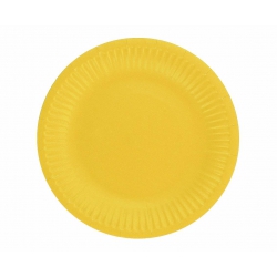 Talerzyki i kubeczki Żółte 15666