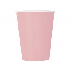 Talerzyki i kubeczki różowe 00515