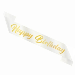 Szarfa Happy Birthday 13342