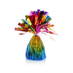 Ciężarek do balonów tęczowy 41797