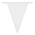 Flagi Trójkąty Białe 74751