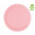 Talerzyki i kubeczki różowe 00515